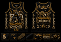Billionaire DonDotta Signature Logo Tee – Black & Gold